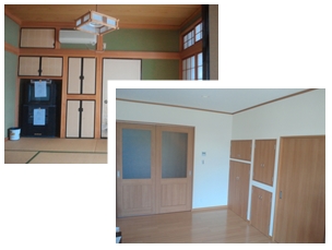 12年前に、介護を兼ねてバリアフリーの全室洋室にしました。<br />
住み心地はもちろん、「ここはこうすればよかった」という率直なご意見も聞くことができます。<br />
※新型コロナウィルス感染拡大予防のため、完全予約制とさせていただいております。ご予約は、<br />
メール info@rokkasha.com お電話0120-346-648まで。<br />
<br />